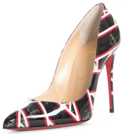 Christian Louboutin Shoes - Christian Louboutin Women Pigalle Follies Ribbon 4" High Heel Pump Black 40